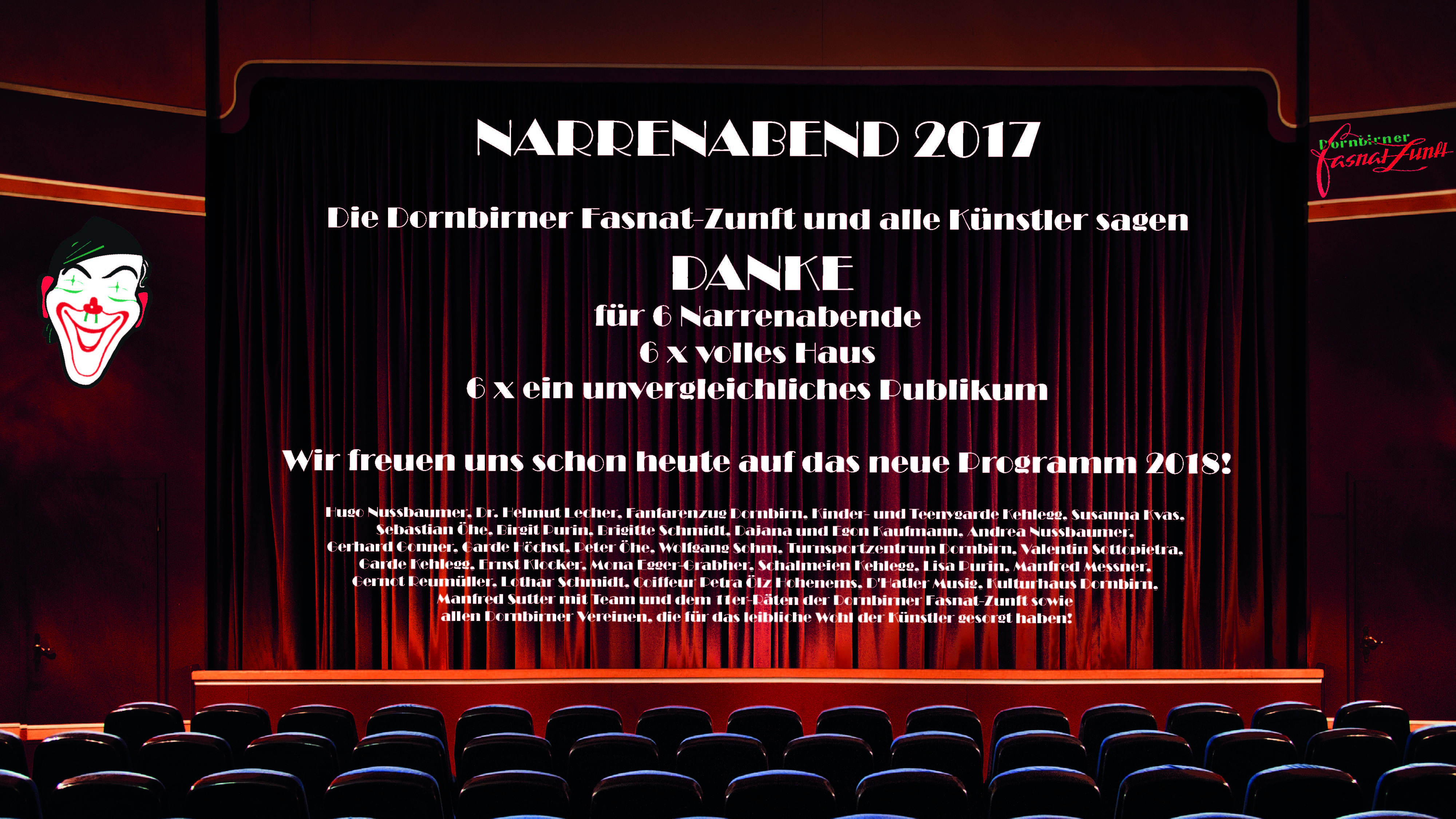 Narrenabend ... wir sagen DANKE