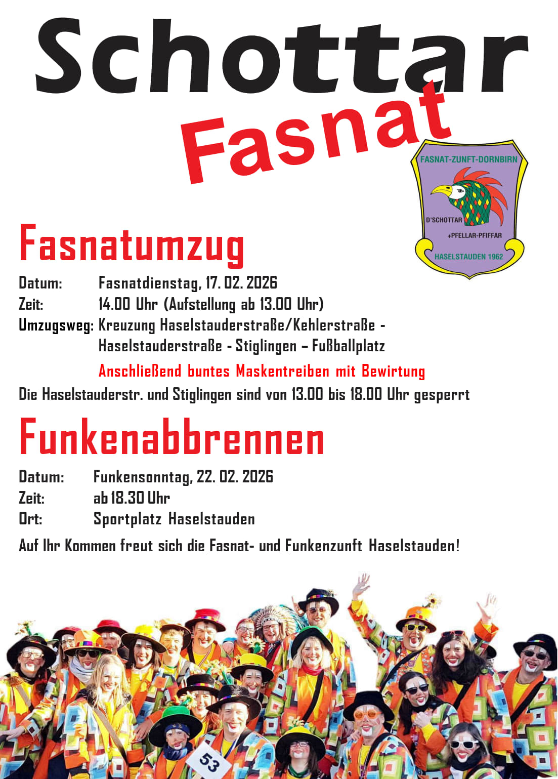 Umzug Dornbirn Haselstauden